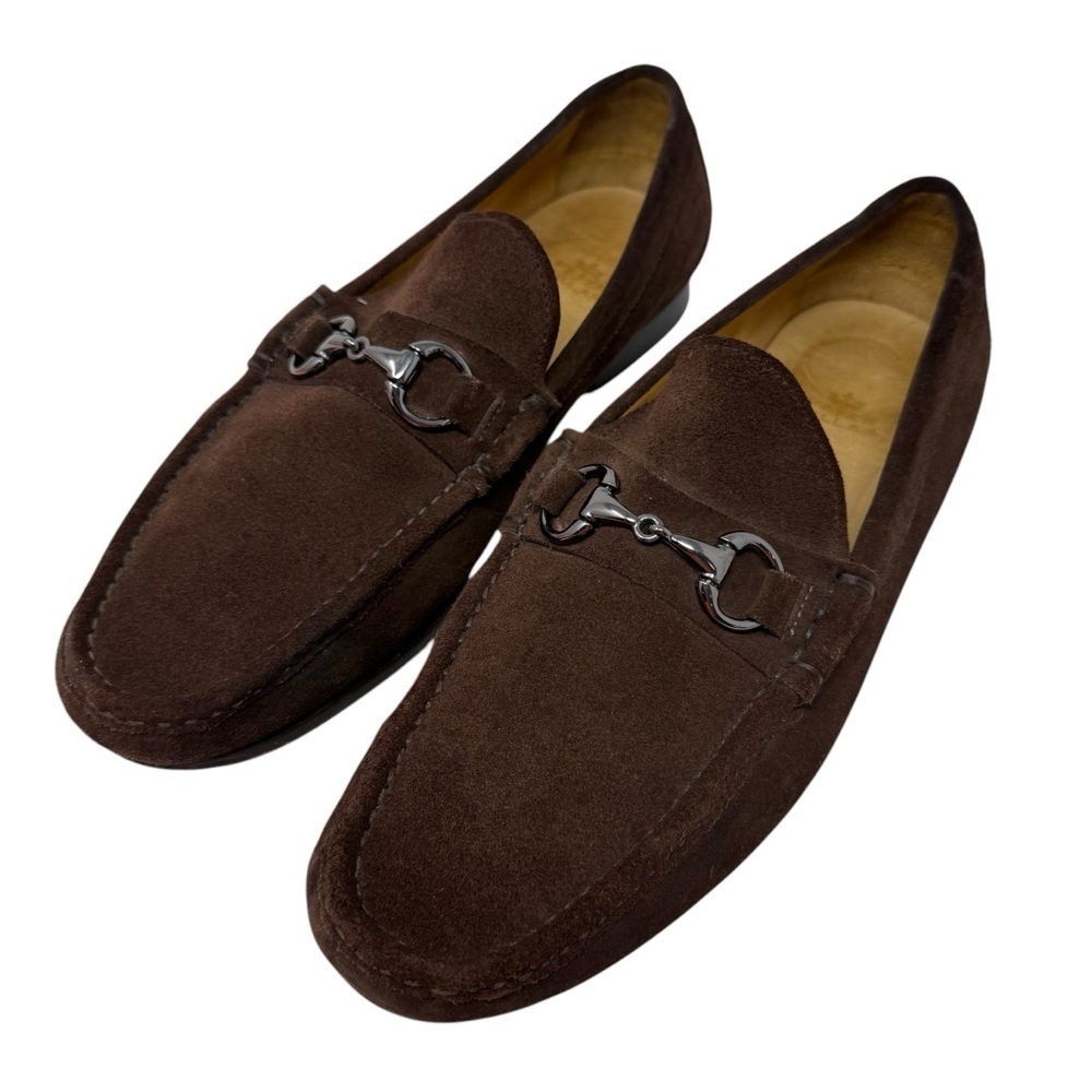 Peter Millar Brown Suede Loafers